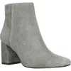 Bella Vita Wilma Womens Block Heel Ankle Boots In Gray