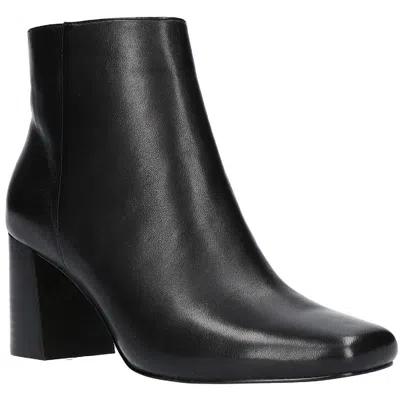 Bella Vita Wilma Womens Padded Insole Side Zipper Heels In Black