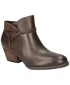 Bella Vita Women's Audrina Block Heel Booties In Brown