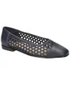 Bella Vita Women's Beloved Square Toe Flats In Navy