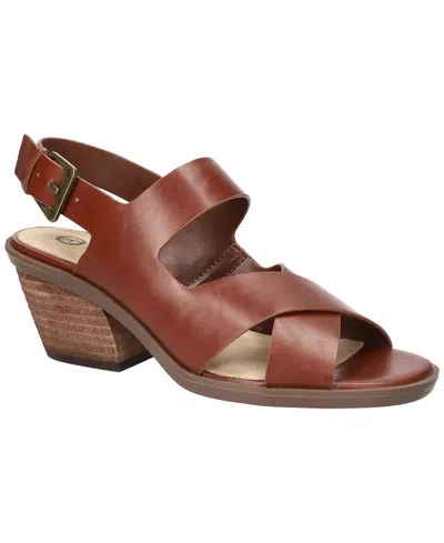 Bella Vita Women's Cameron Block Heel Sandals In Dark Tan