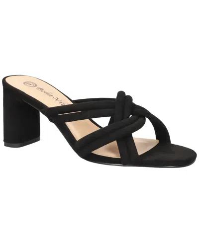 Bella Vita Women's Carmen Dress Heeled Sandals In Black Suede