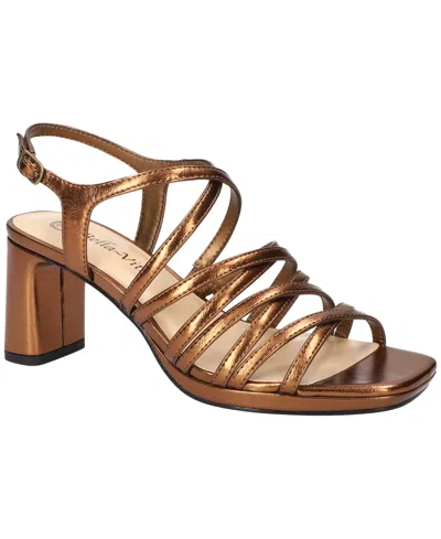 BELLA VITA WOMEN'S DAMSEL SQUARE TOE HEELED SANDALS