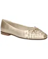 Bella Vita Francie Ballet Flat In Gold