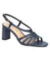 Bella Vita Gretta Slingback Sandal In Navy Leather