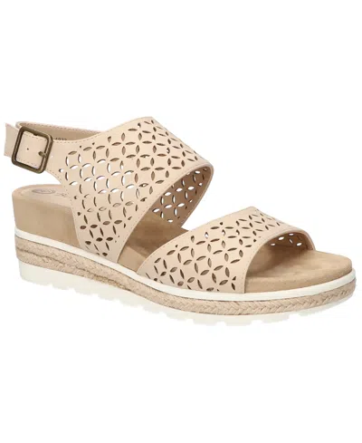 Bella Vita Women's Inaya Wedge Sandals In Bone