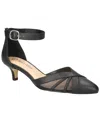 Bella Vita Women's Malani Kitten Heel Pumps In Black Leather