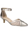 Shop Bella Vita Women's Malani Kitten Heel Pumps In Champagne Leather