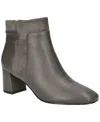 Bella Vita Medley Block Heel Bootie In Grey