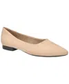 Bella Vita Women's Mireya Flats In Almond Suede