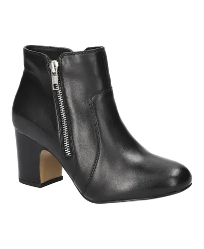 Bella Vita Women's Port Round Toe Ankle Boots In Black