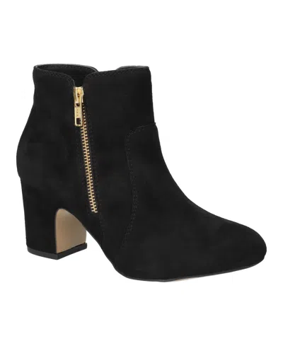 Bella Vita Women's Port Round Toe Ankle Boots In Black