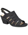 Bella Vita Women's Rhodes Block Heeled Sandals In Black