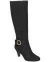 Bella Vita Rima Knee High Boot In Black Suede