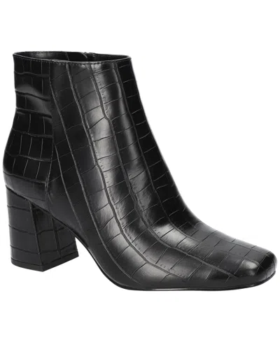 Bella Vita Women's Square Toe Ankle Booties In Black