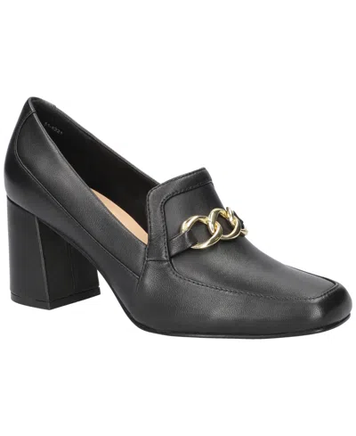 Bella Vita Women's Tam Square Toe Pumps In Black Leather