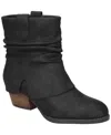 Bella Vita 514181 Womens Slouchy Manmade Ankle Boots In Black