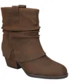 Bella Vita Women's Twyla Slouch Block Heel Ankle Boots In Brown