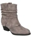 Bella Vita Women's Twyla Slouch Block Heel Ankle Boots In Grey