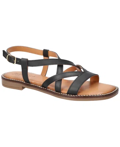 Bella Vita Women's Tya-italy Flat Sandals In Black Leather