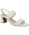 Bella Vita Women's Xannon Block Heel Sandals In White