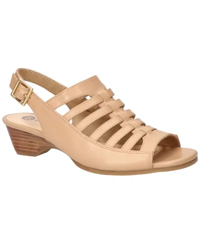Bella Vita Women's Yakira Wedge Sandals In Natural Leather