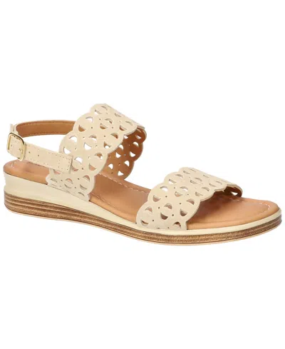 Bella Vita Women's Zoe-italy Wedge Sandals In Stone Suede Leather