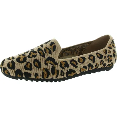 Bella Vita Womens Animal Print Man Made Flat Shoes In Multi