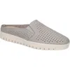Bella Vita Refresh Womens Leather Slip-on Mules In Grey