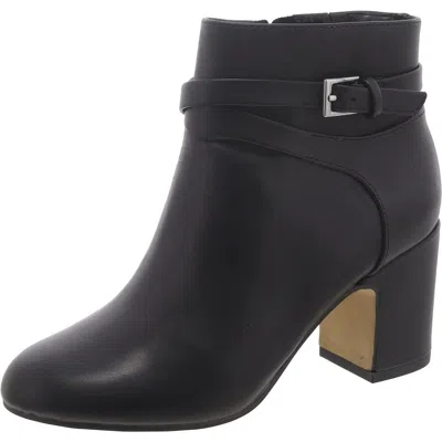 BELLA VITA WOMENS LEATHER CUSHIONED FOOTBED ANKLE BOOTS
