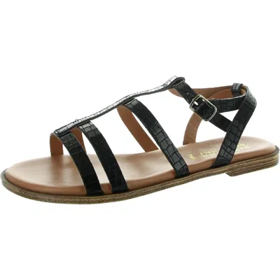 Bella Vita Womens Strappy Leather Ankle Strap In Multi