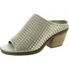 Bella Vita Alivia Womens Slip On Woven Mule Sandals In Gold