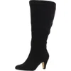 Bella Vita Womens Wide Calf Knee-high Boots In Black