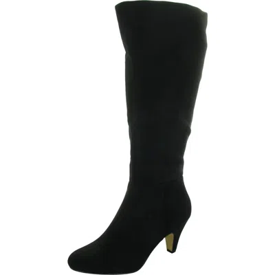 Bella Vita Womens Zipper Knee-high Boots In Black