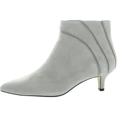 Bella Vita Womens Zipper Leather Ankle Boots In Multi