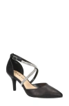 Bella Vita Zabella Pointed Toe Pump In Black Metallic