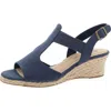 Bella Vita Zayla Womens Strappy Manmade T-strap Sandals In Blue
