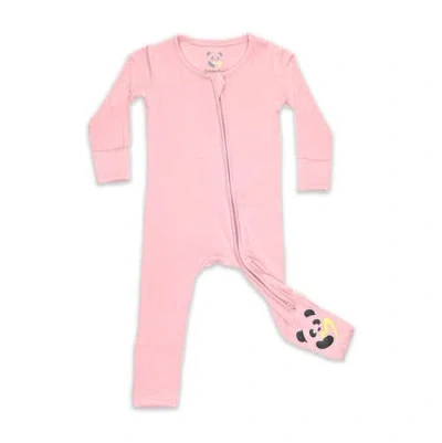 Bellabu Bear Kids'  Baby Dusty Rose Convertible Footie In Pink