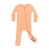 Bellabu Bear Kids'  Baby Dusty Rose Convertible Footie In Orange