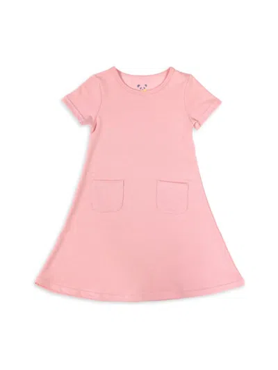 Bellabu Bear Baby Girl's Cotton-blend T-shirt Dress In Pink