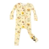 Bellabu Bear Baby Jurassic Park Origins Convertible Footie In Yellow