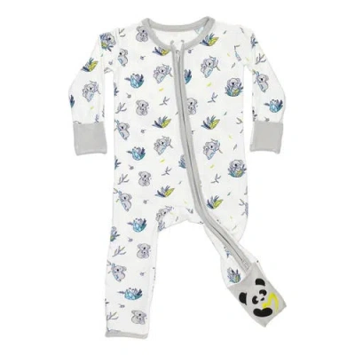 Bellabu Bear Kids'  Baby Koala Convertible Footie In Gray