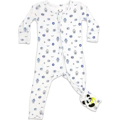 Bellabu Bear Kids'  Baby The Eye Convertible Footie In White