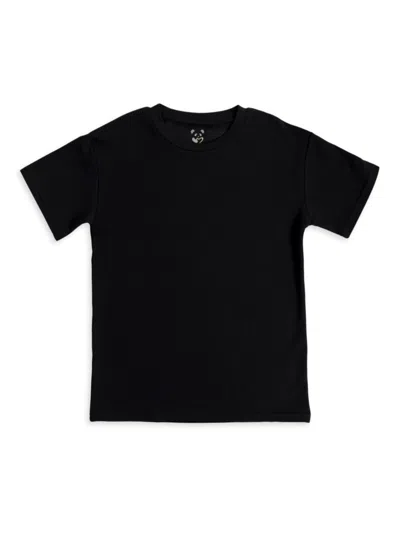 Bellabu Bear Baby's, Little Kid's & Kid's Crewneck T-shirt In Black