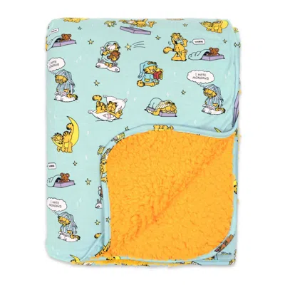 Bellabu Bear Bamboo Blanket In Garfield Sleepy In Blue