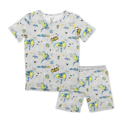 Bellabu Bear Batman Kids 2-piece Short Sleeve & Shorts Pajama Set
