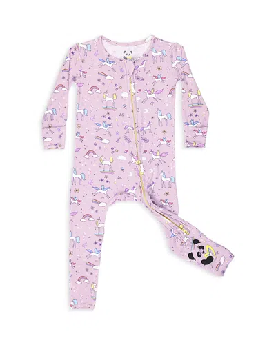 Bellabu Bear Girls' Enchanted Unicorn Convertible Footie - Baby