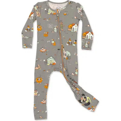 Bellabu Bear Babies'  Halloween Animals Convertible Footie Pajamas In Trick Or Treaters