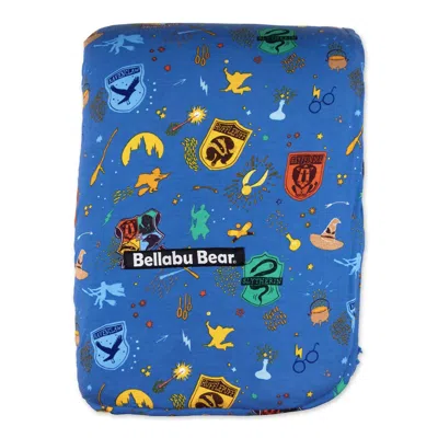 Bellabu Bear Kid's House Pride Bamboo Blanket In Blue In Multi