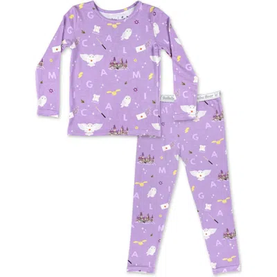 BELLABU BEAR BELLABU BEAR KIDS' HEDWIG'S MAGICAL MAIL SET OF 2 PIECE PAJAMAS